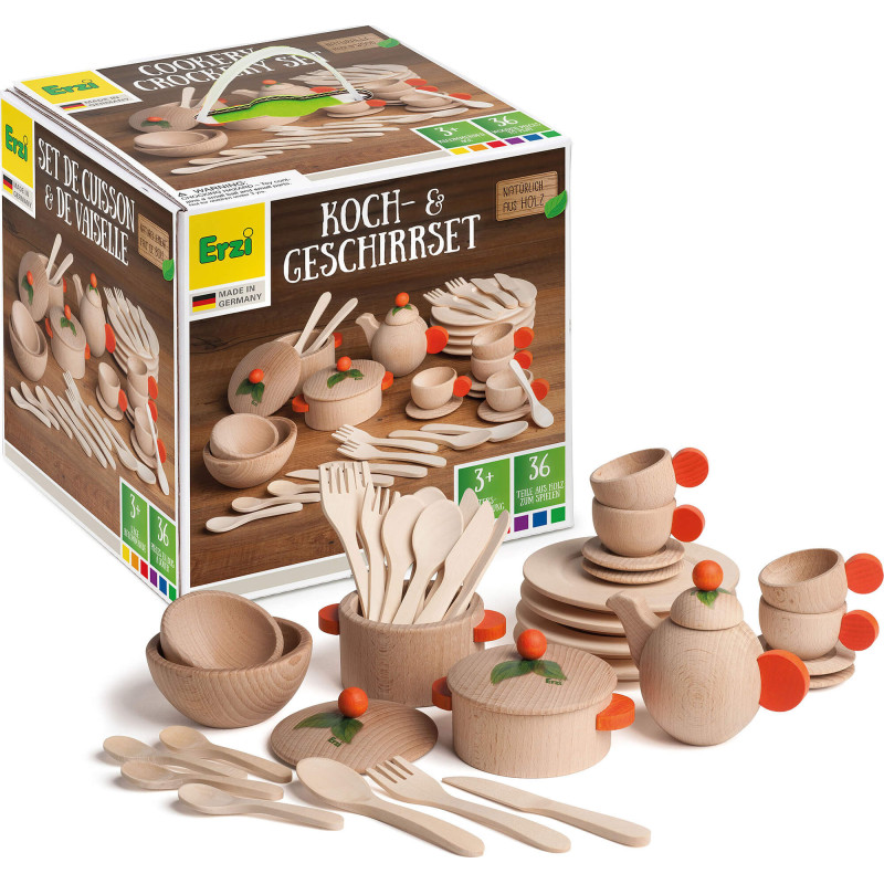 Cooking And Tableware Set Natural - 21,4 cm / 8.4 inch