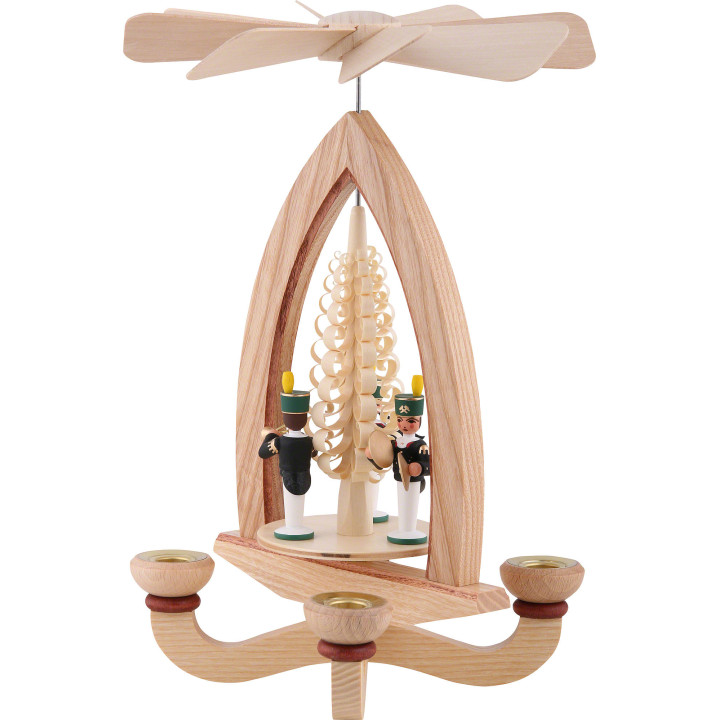 1-Tier Pyramid - Miners - Colored - 28 cm / 11 inch
