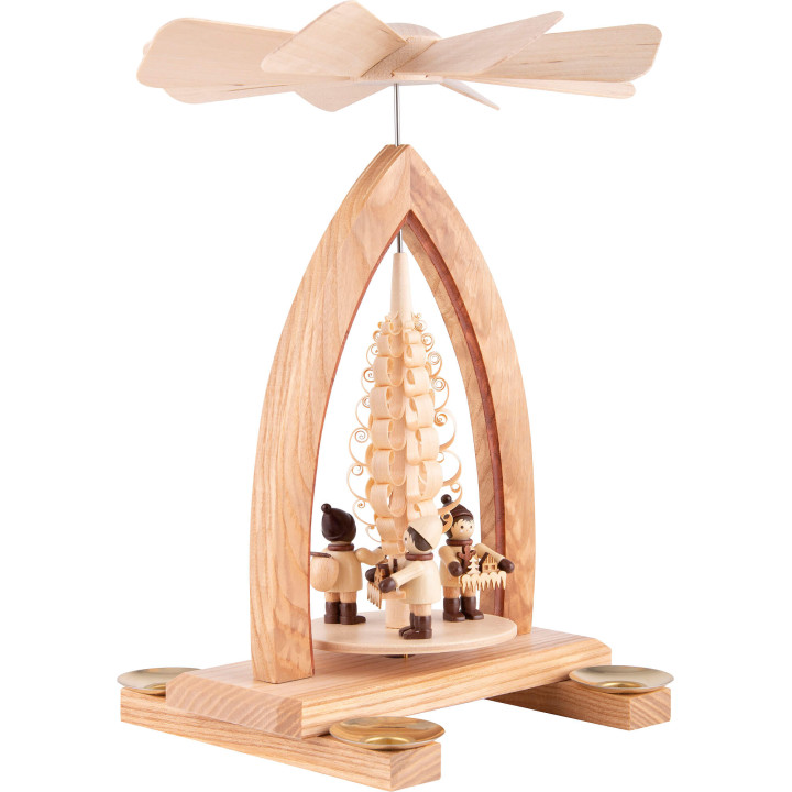 1-Tier Pyramid - Striezel Children - Natural - 26 cm / 10.2 inch