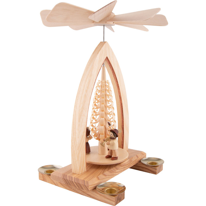 1-Tier Pyramid - Wind Section - Natural - 26 cm / 10.2 inch