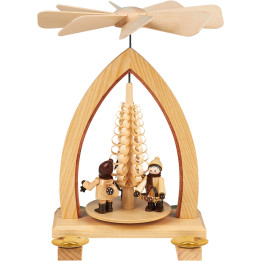 1-stöckige Pyramide große Striezelkinder - natur - 26 cm