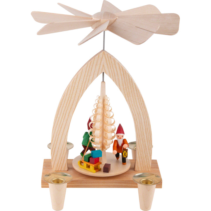1-Tier Pyramid - Gnome - Colored - 26 cm / 10.2 inch