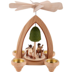 1-Tier Pyramid - Playground - Natural - 26 cm / 10.2 inch
