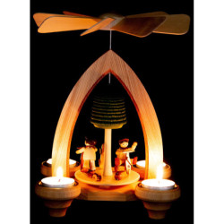 1-Tier Pyramid - Playground - Natural - 26 cm / 10.2 inch