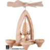 1-Tier Pyramid - Miner's Parade - Natural - 26 cm / 10.2 inch