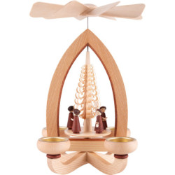 1-stöckige Pyramide Kurrende - natur - 28 cm