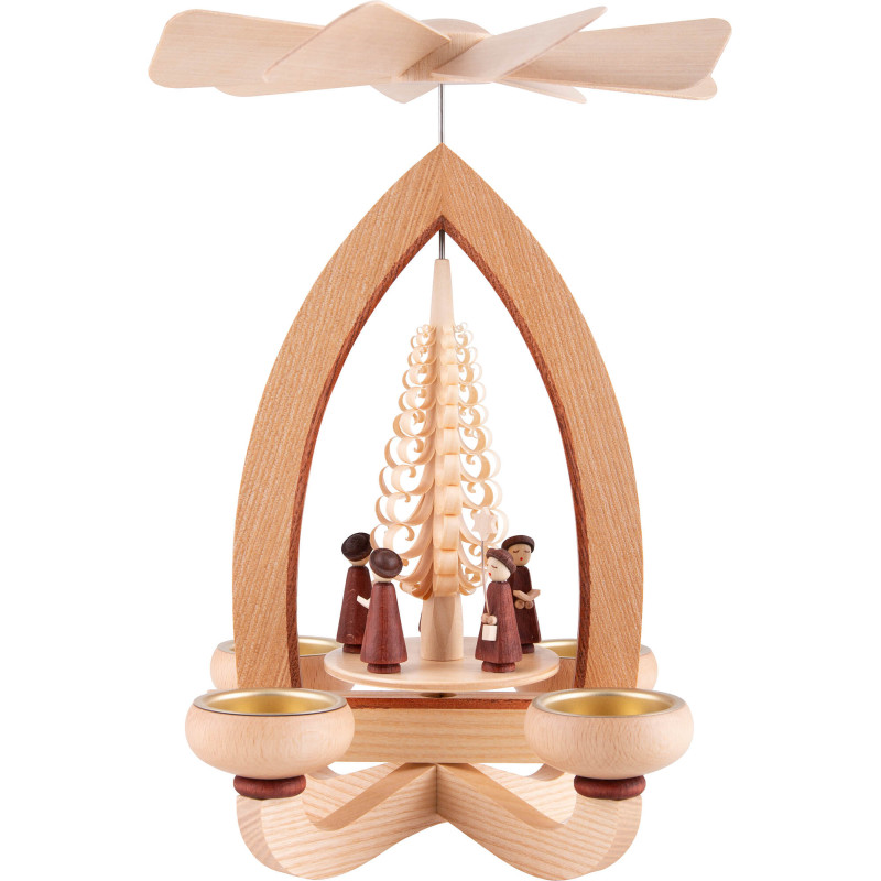 1-stöckige Pyramide Kurrende - natur - 28 cm