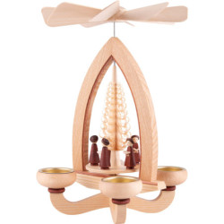 1-stöckige Pyramide Kurrende - natur - 28 cm