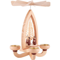 1-stöckige Pyramide Kurrende - natur - 28 cm