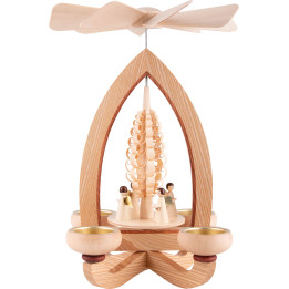 1-Tier Pyramid - Angels - Natural - 28 cm / 11 inch