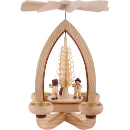 1-Tier Pyramid - Wind Section - Natural - 28 cm / 11 inch