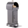 Nordic Fire Place Incense Smoker Silver - 18 cm / 7 inch