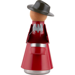 "Dr Weihrichkarzlmaa" mit Hut und Kappe rot - 15 cm