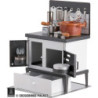 Smoking Stove - Kitchen Stove White-Silver - 21 cm / 8.3 inch