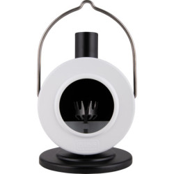 Smoking Stove Disc Oven White/Black - 12 cm / 4.7 inch