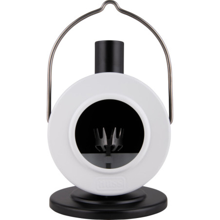 Smoking Stove Disc Oven White/Black - 12 cm / 4.7 inch