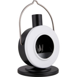 Smoking Stove Disc Oven White/Black - 12 cm / 4.7 inch