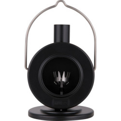 Räucherofen Scheibenofen Schwarz - 12 cm