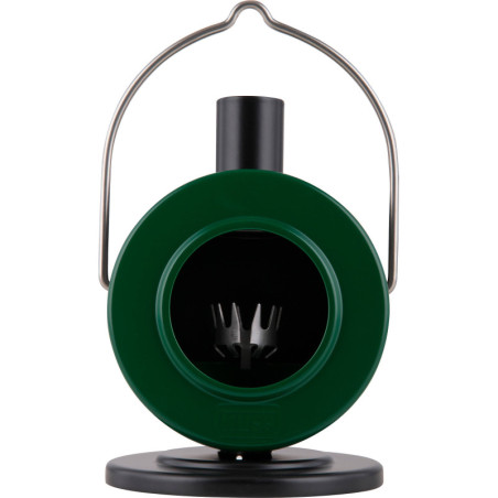 Räucherofen Scheibenofen Grün/Schwarz - 12 cm