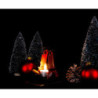 Pyramide "Die Schillernde" rot - 11 cm