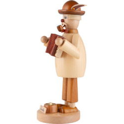 Räuchermännchen Akkordeonspieler - 25 cm