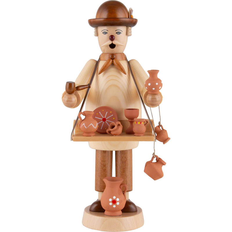 Räuchermännchen Keramikhändler - 25 cm