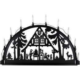 Candle Arch for Outside - Forest Hut - 100x50 cm / 40x20 inch