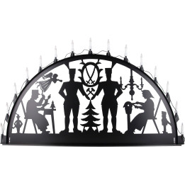 Candle Arch for Outside - Miner - 150x75 cm / 60x30 inch