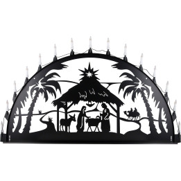 Candle Arch for Outside - Nativity - 150x75 cm / 60x30 inch