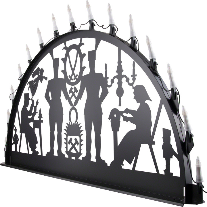 Candle Arch for Outside - Schwarzenberg - 150x75 cm / 60x30 inch