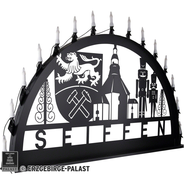 Candle Arch for Outside - Seiffen - 150x75 cm / 59.1x29.5 inch