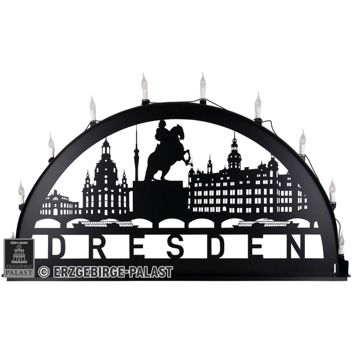 Schwibbogen für Außen Dresden - 300x150 cm