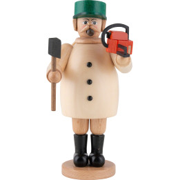 Räuchermännchen Waldarbeiter natur - 19 cm