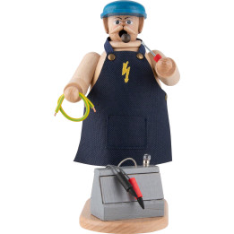 Räuchermännchen Elektriker natur - 19 cm