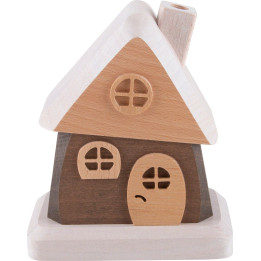 Rauchhaus braun - 15 cm