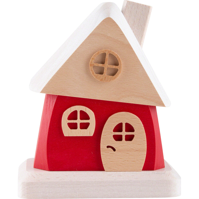 Smoking Hut - Red - 15 cm / 5.9 inch