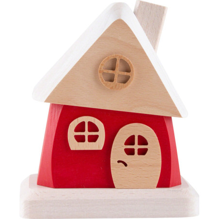 Smoking Hut - Red - 15 cm / 5.9 inch