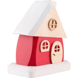 Rauchhaus rot - 15 cm