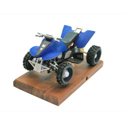 Räucher-Quad in blau 22x13x13 cm