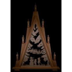 Light Triangle - Winter Children - 49x71 cm / 19.3x28 inch
