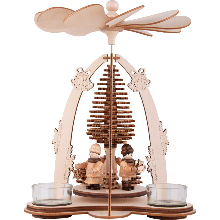 1-stöckige Pyramide Striezelkinder mit Schichtenbaum - 24 cm
