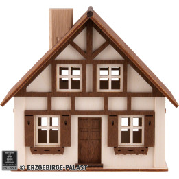 Lighted House - Ore Mountain House - 12 cm / 4.7 inch