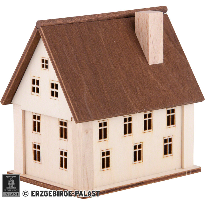 Lighted House - Rectory - 9,5 cm / 3.7 inch