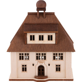 Lighted House - Town Hall - 9,5 cm / 3.7 inch