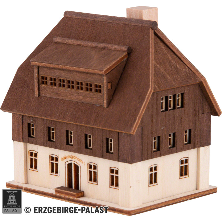 Lighted House - "Spielzeugschachtel" - 9,5 cm / 3.7 inch