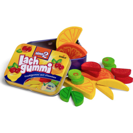 Lachgummi in der Dose - 7,5 cm