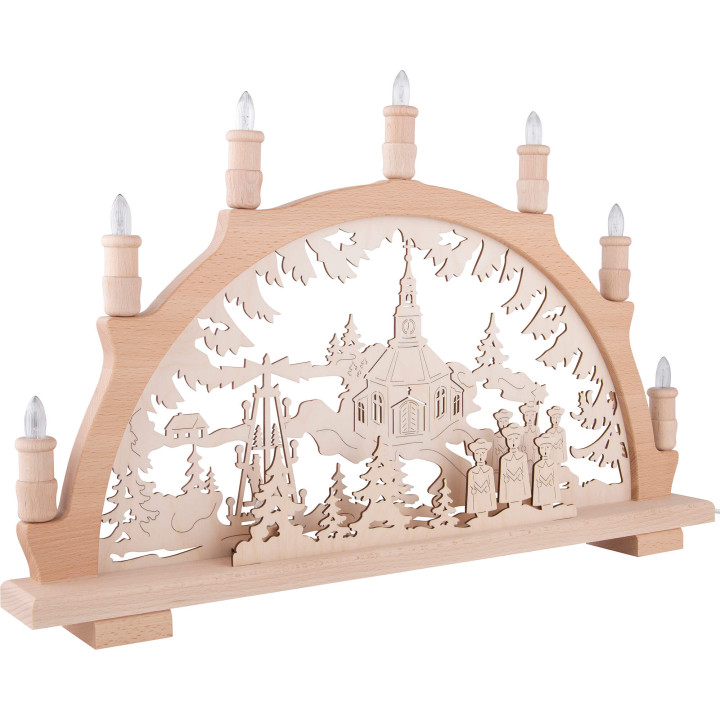 Candle Arch - Seiffen Church - 57x38 cm / 22.4x15 inch