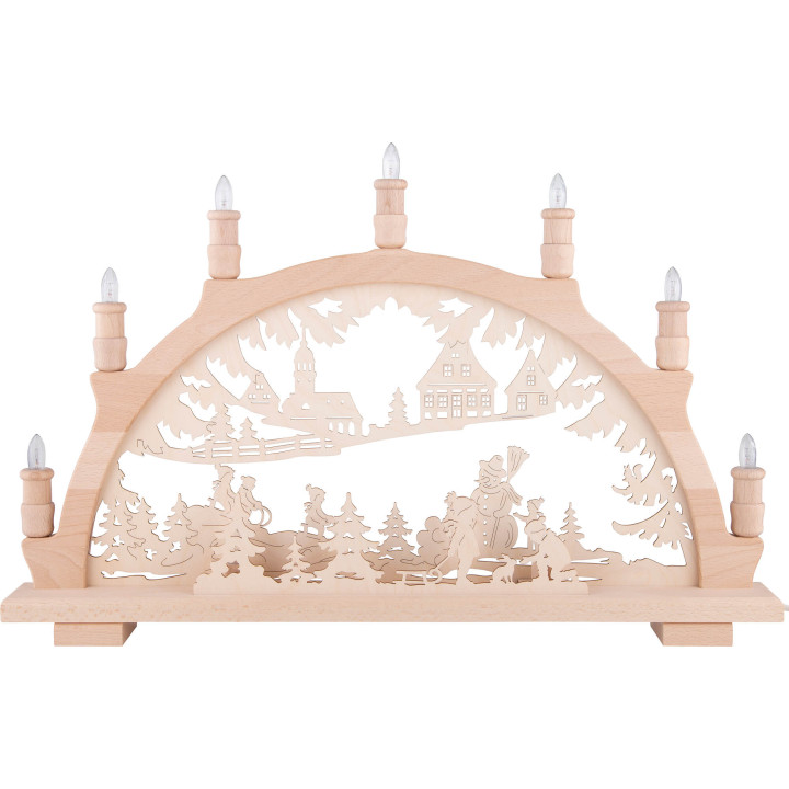 Candle Arch - Winter Children - 57x38 cm / 22.4x15 inch