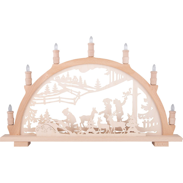 Candle Arch - Wildlife Feeding - 66x44 cm / 26x17.3 inch