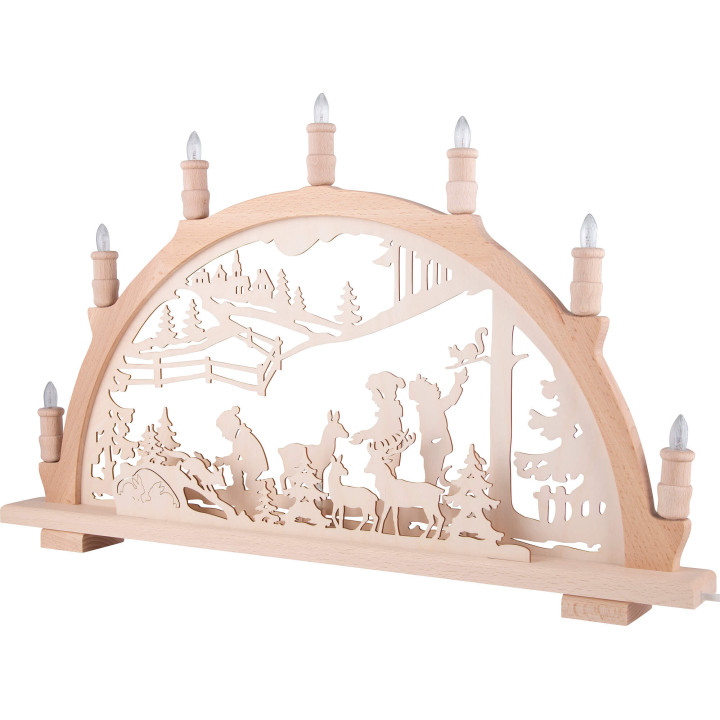 Candle Arch - Wildlife Feeding - 66x44 cm / 26x17.3 inch